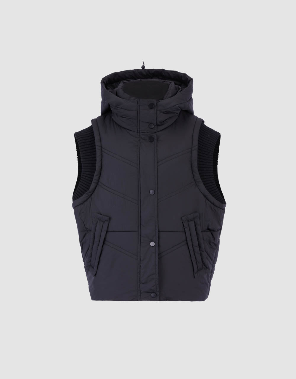 Hooded Padded Waistcoat