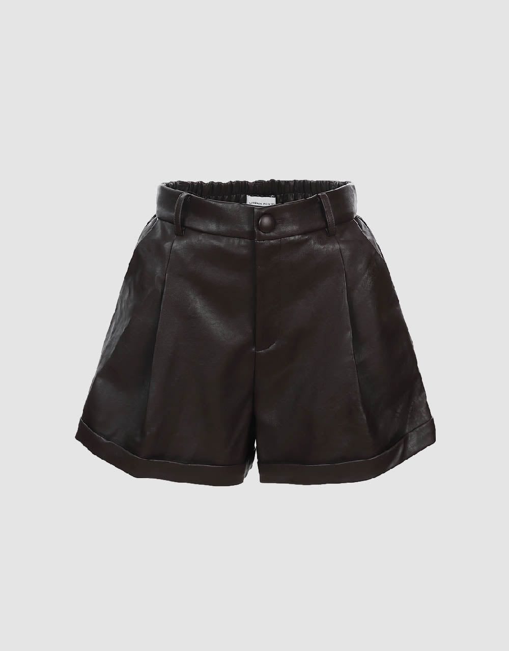 Vegan Leather Shorts