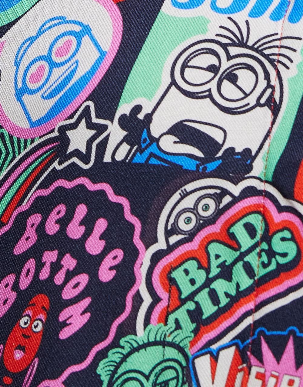 Minions Allover Print Button Up Shirt