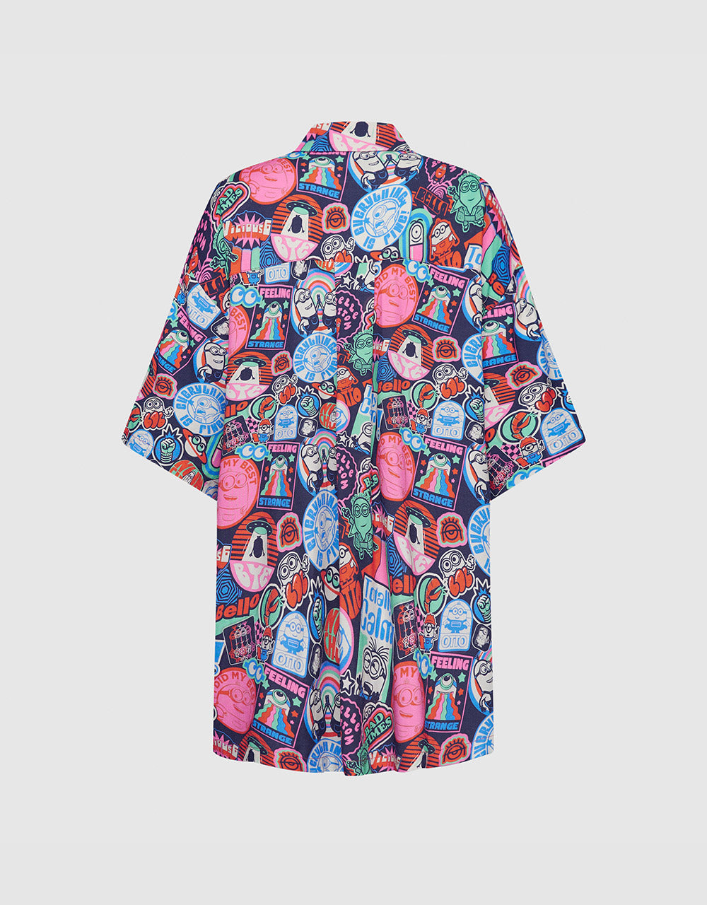 Minions Allover Print Button Up Shirt
