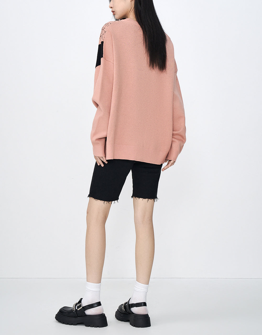 Printed Crew Neck Knitted T-Shirt