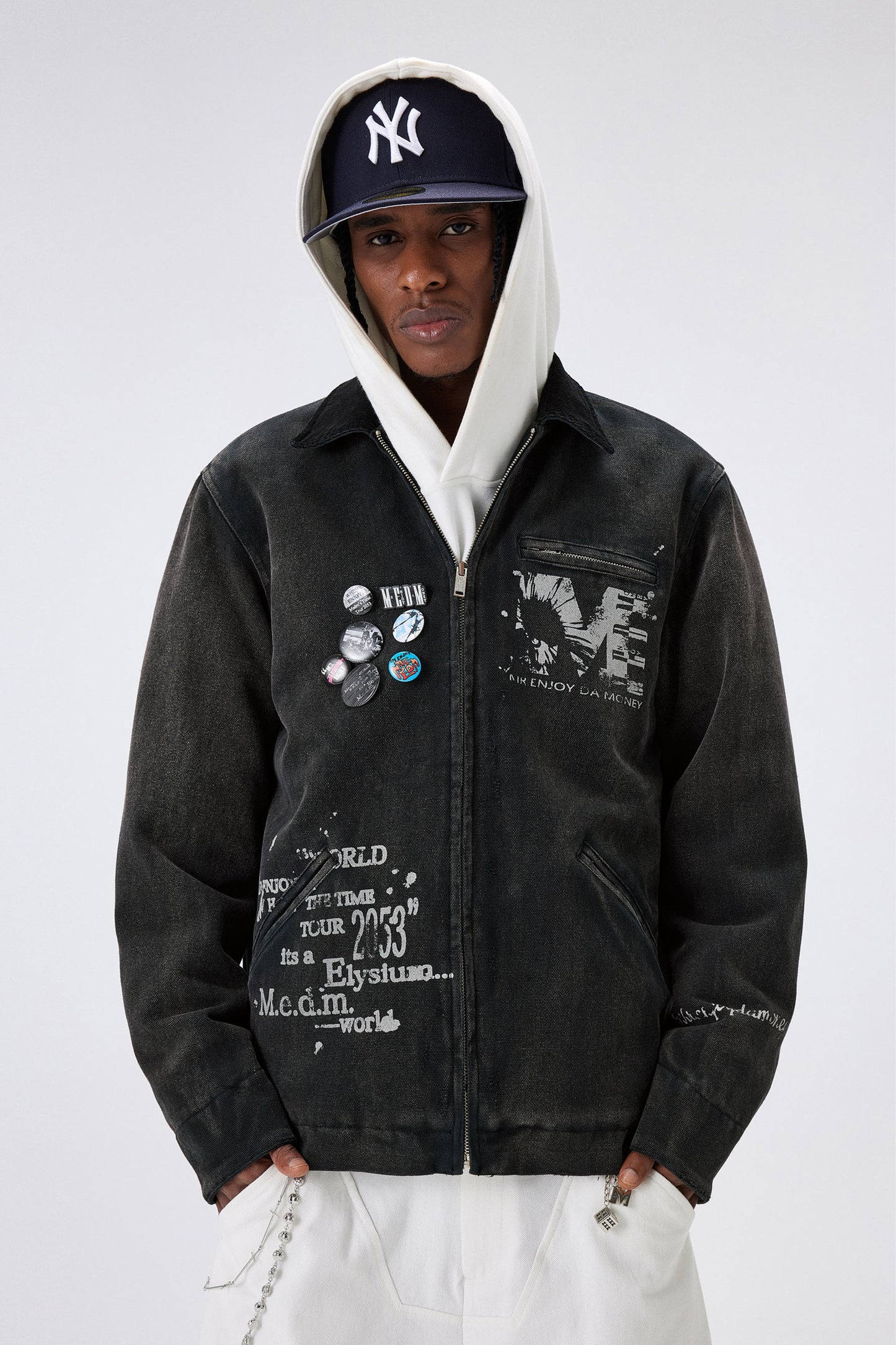 MEDM 워시드 워크웨어 재킷