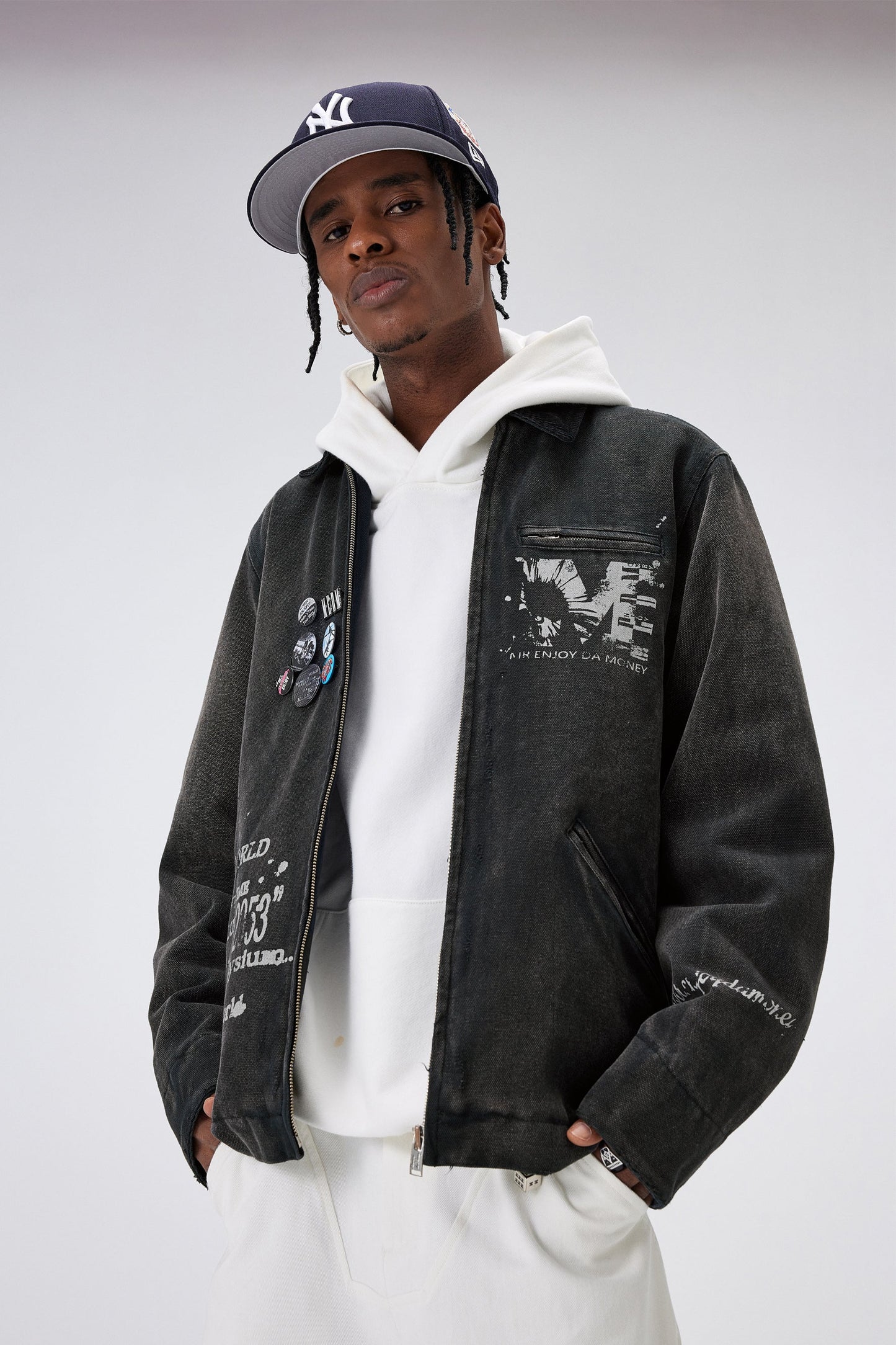 MEDM 워시드 워크웨어 재킷