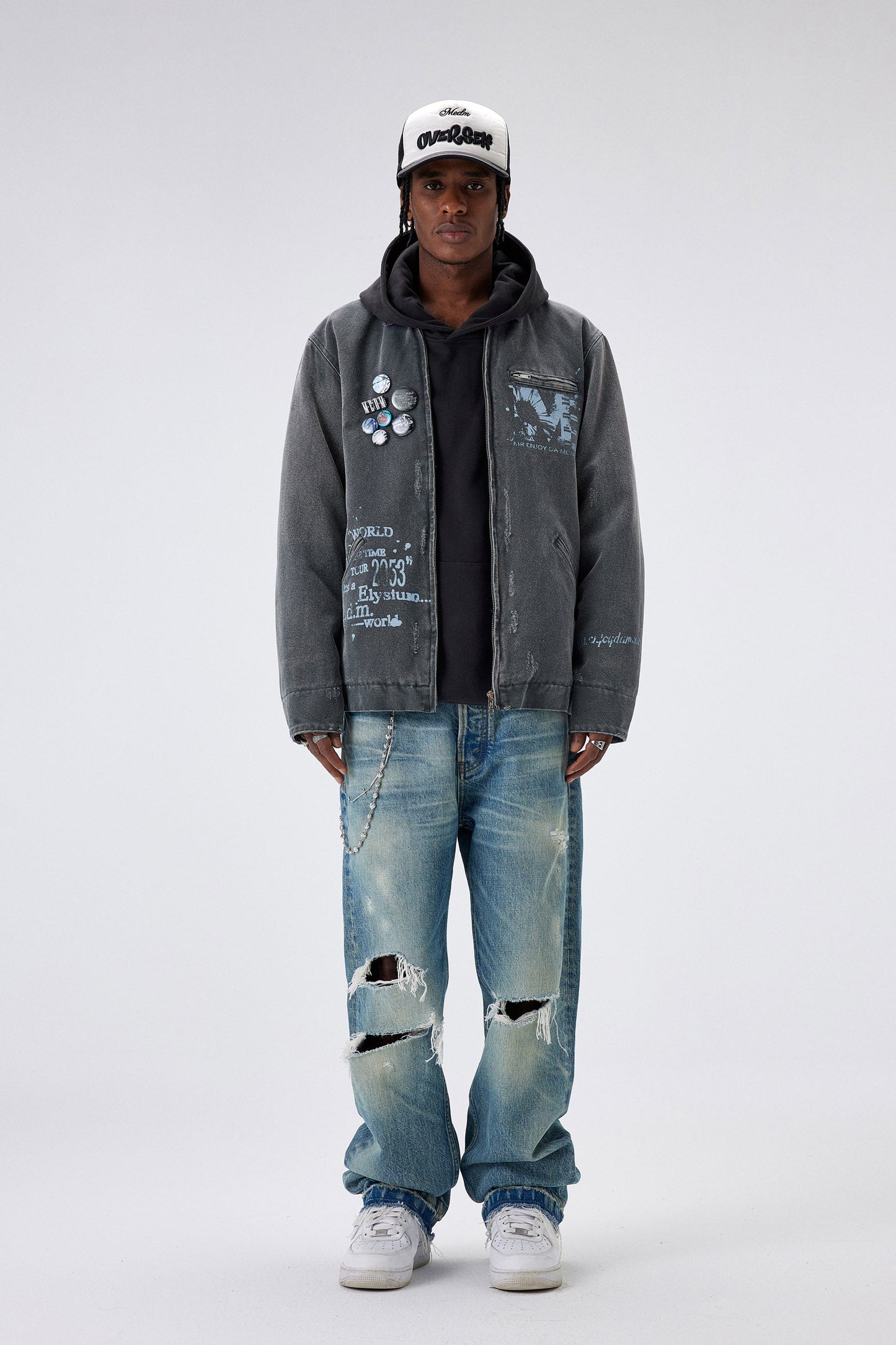 MEDM 워시드 워크웨어 재킷