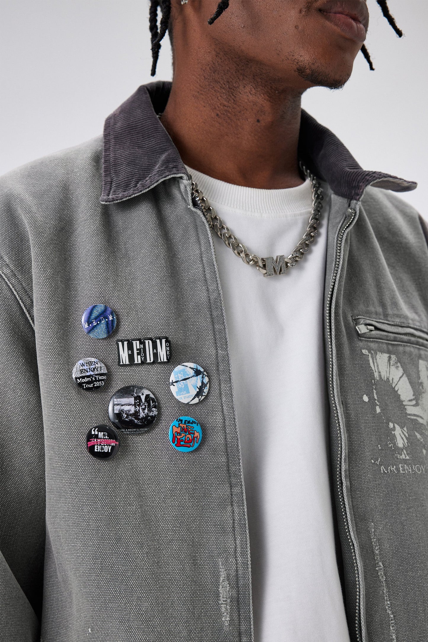 MEDM 워시드 워크웨어 재킷