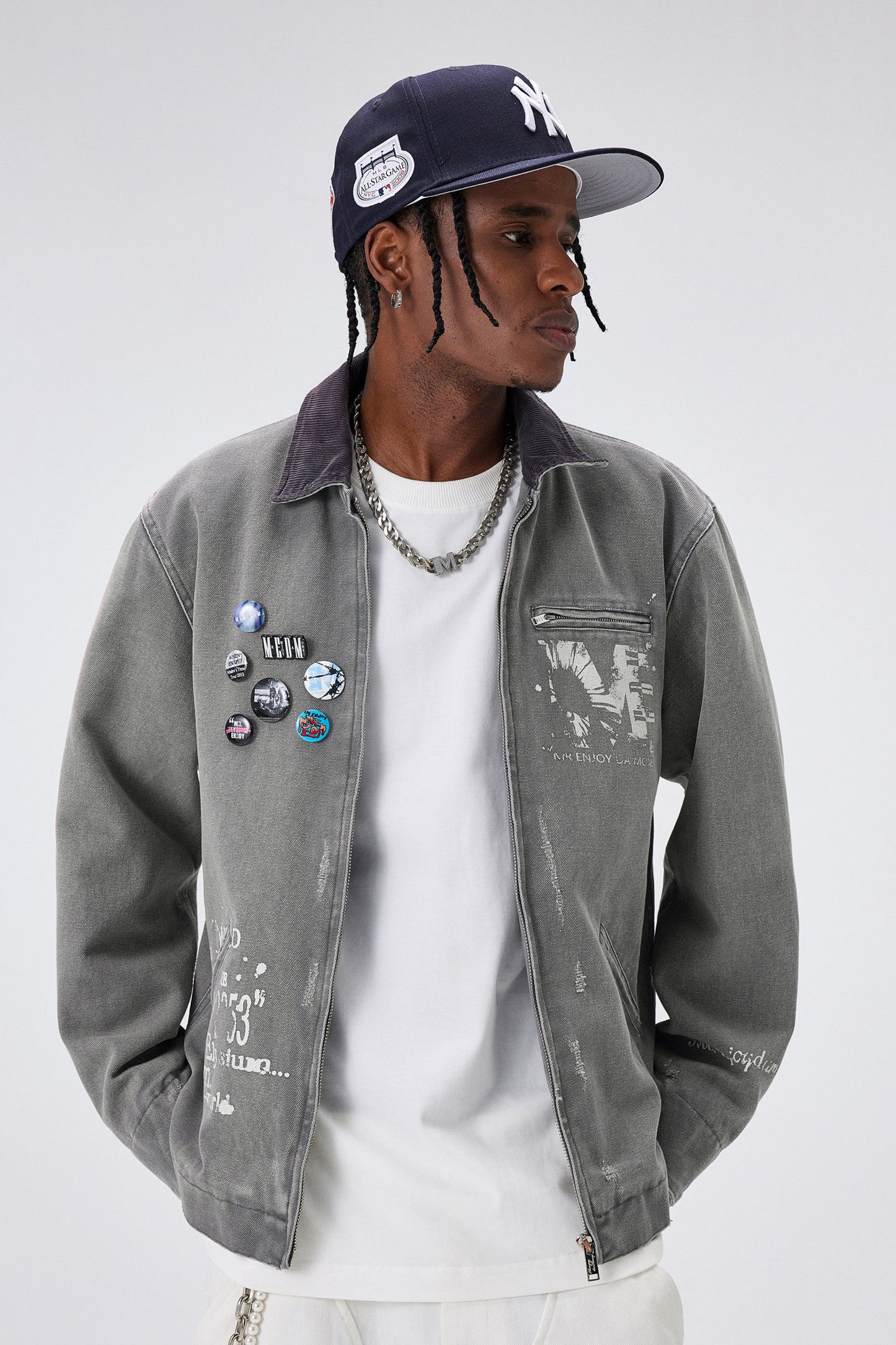 MEDM 워시드 워크웨어 재킷