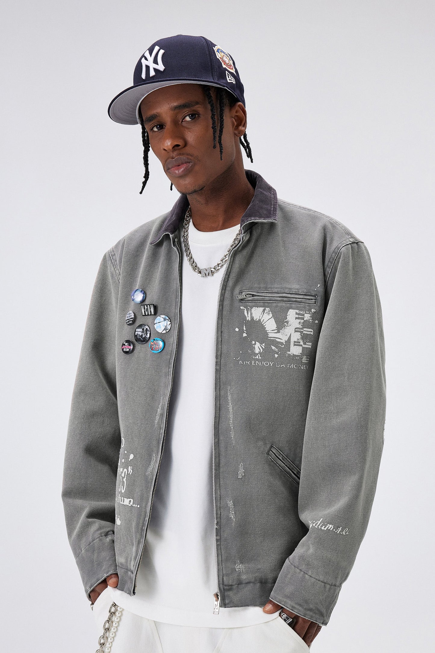 MEDM 워시드 워크웨어 재킷