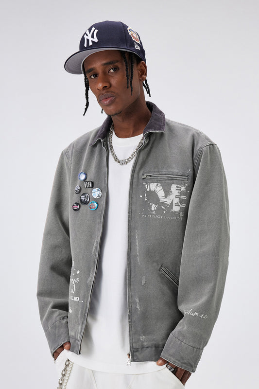 MEDM 워시드 워크웨어 재킷