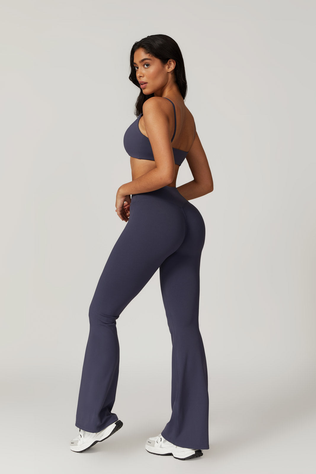 Zoe Sports Bra & Leggings Set - Navy