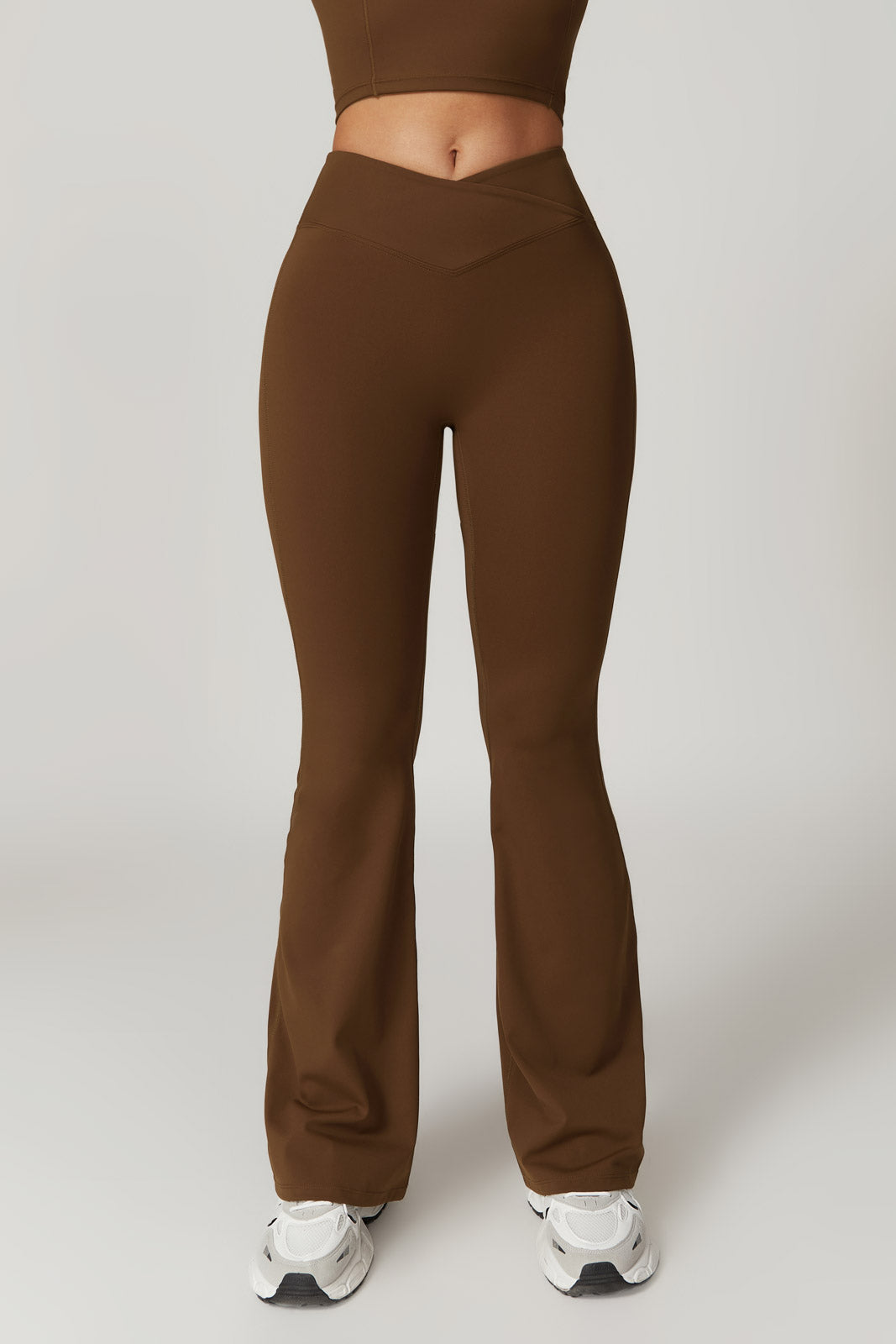 Zoe Top & Leggings Set - Brown