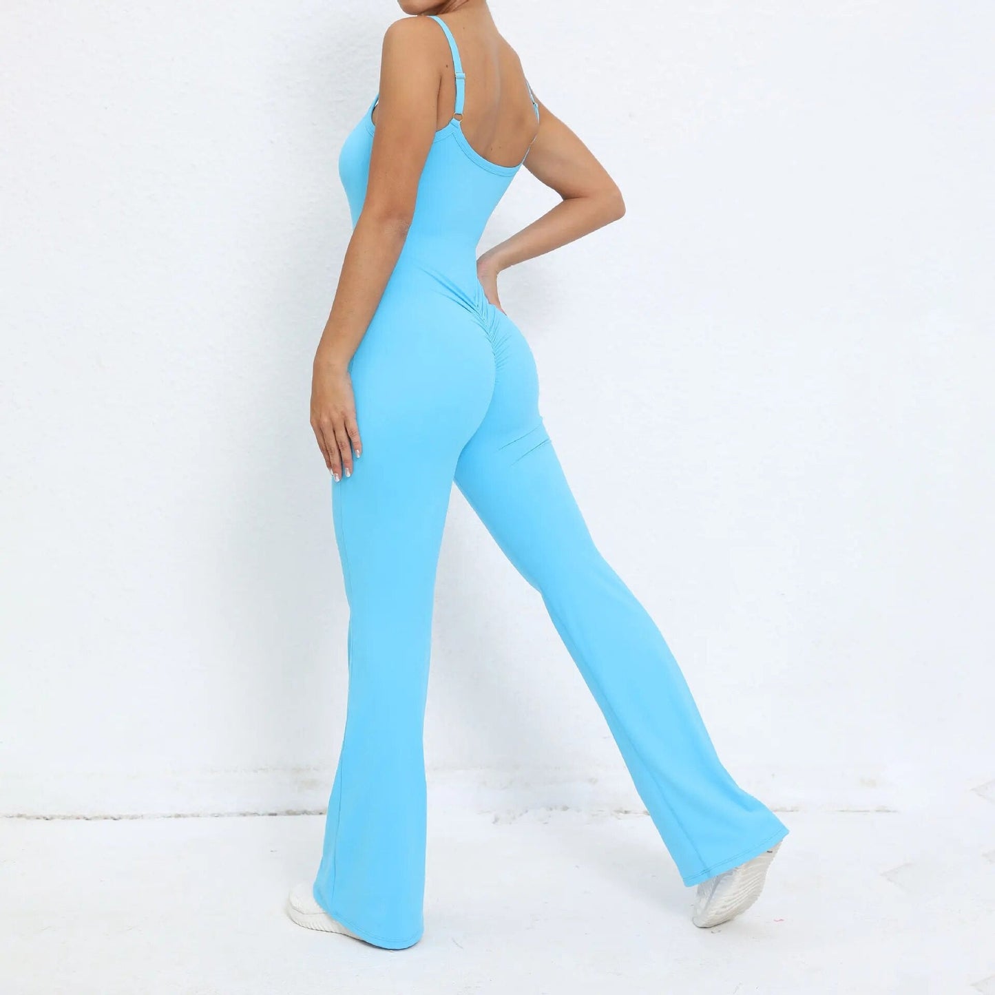 Essential Strappy Flared Jumpsuit