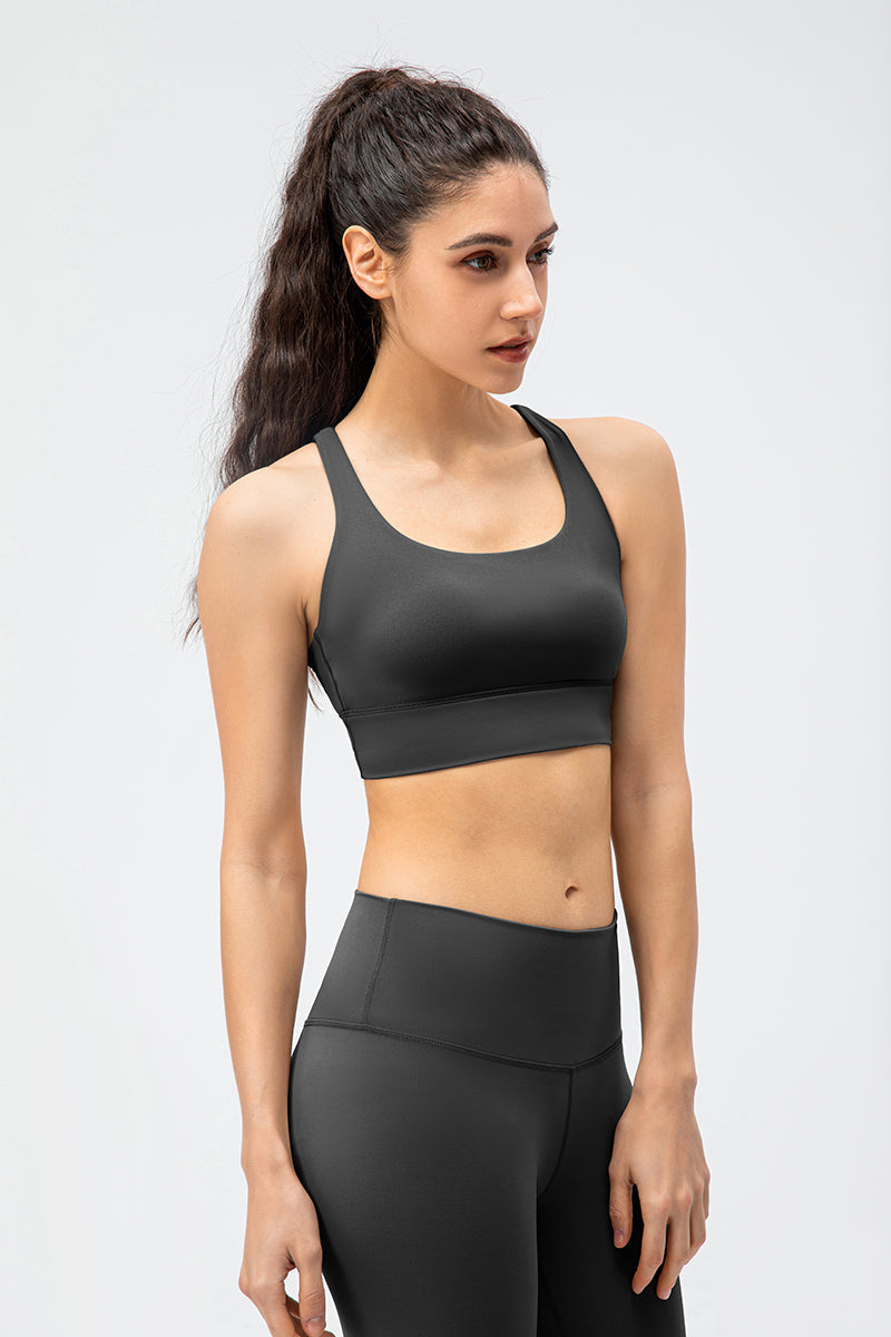 Strappy Back Sports Bra