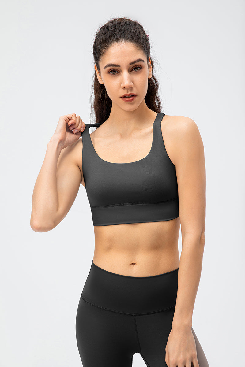 Strappy Back Sports Bra