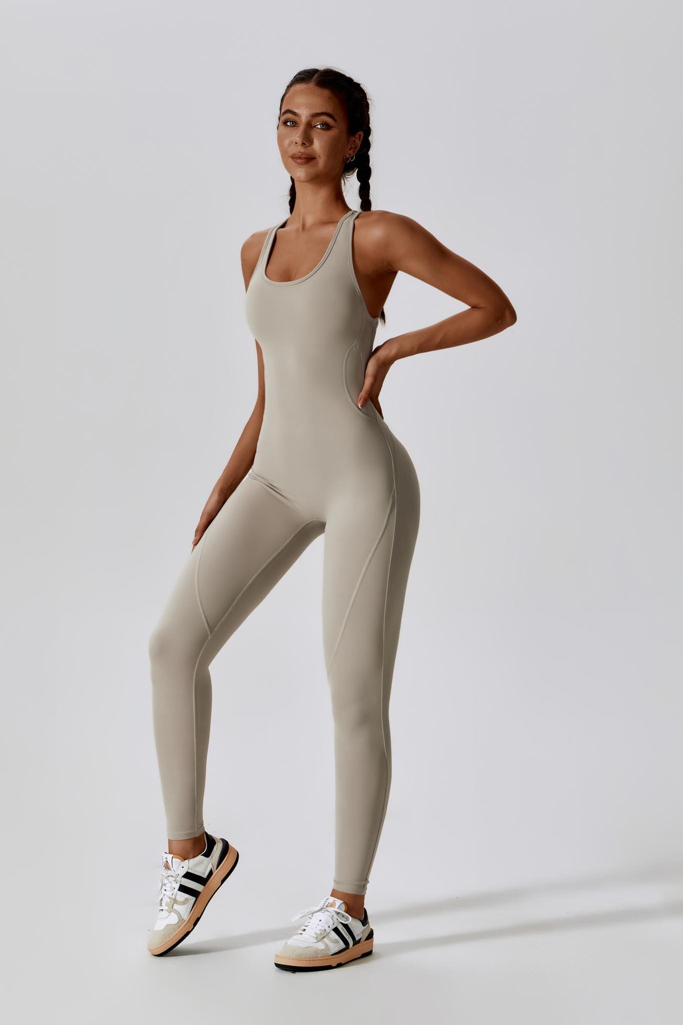 Amelia Jumpsuit - Nude