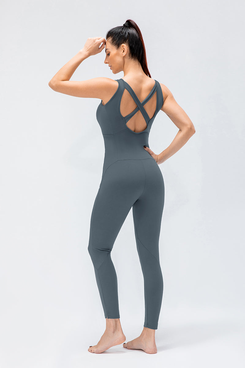 Sleeveless Bodycon Jumpsuit