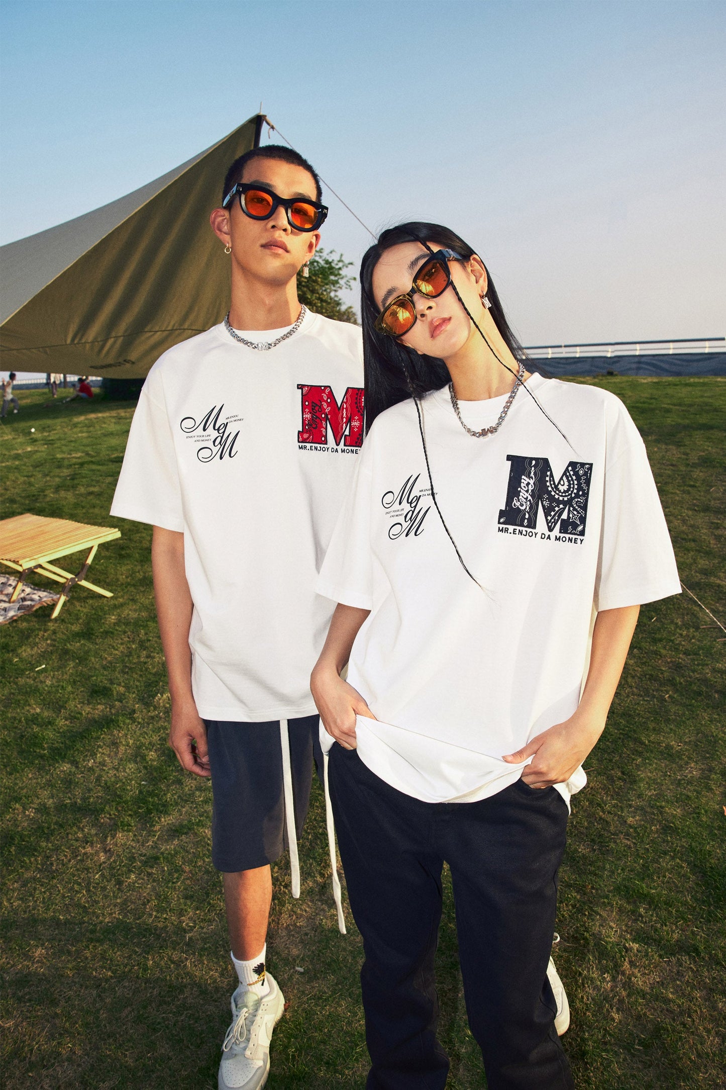 MEDM 캐슈 로고 티셔츠 