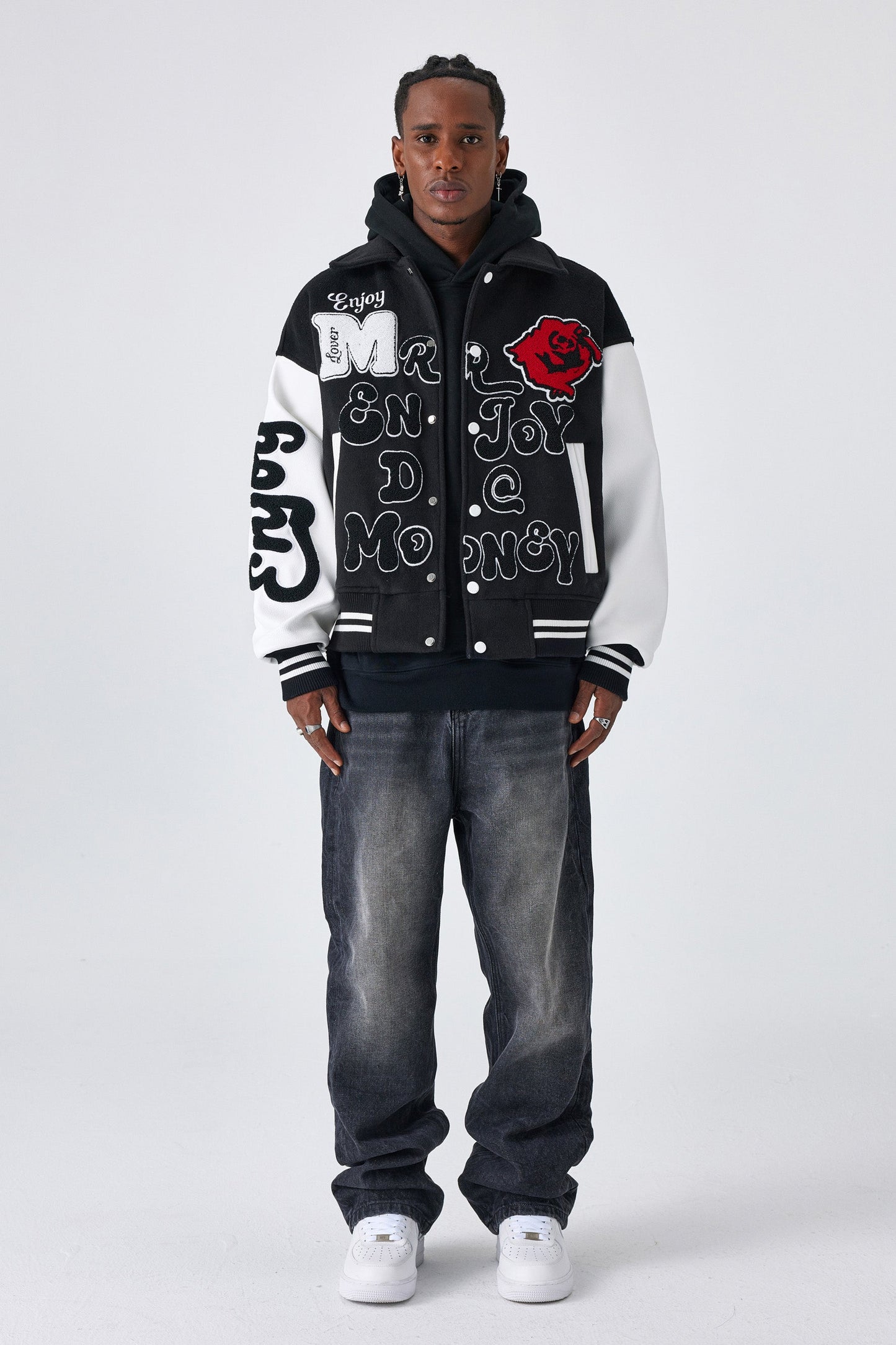 MEDM 로고 바시티 재킷