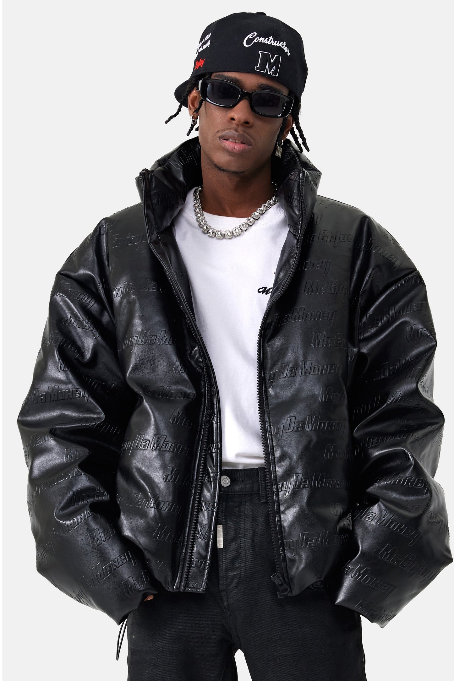 MEDM 로고 다운 재킷. 