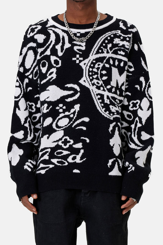 MEDM 캐슈 플라워 스웨터