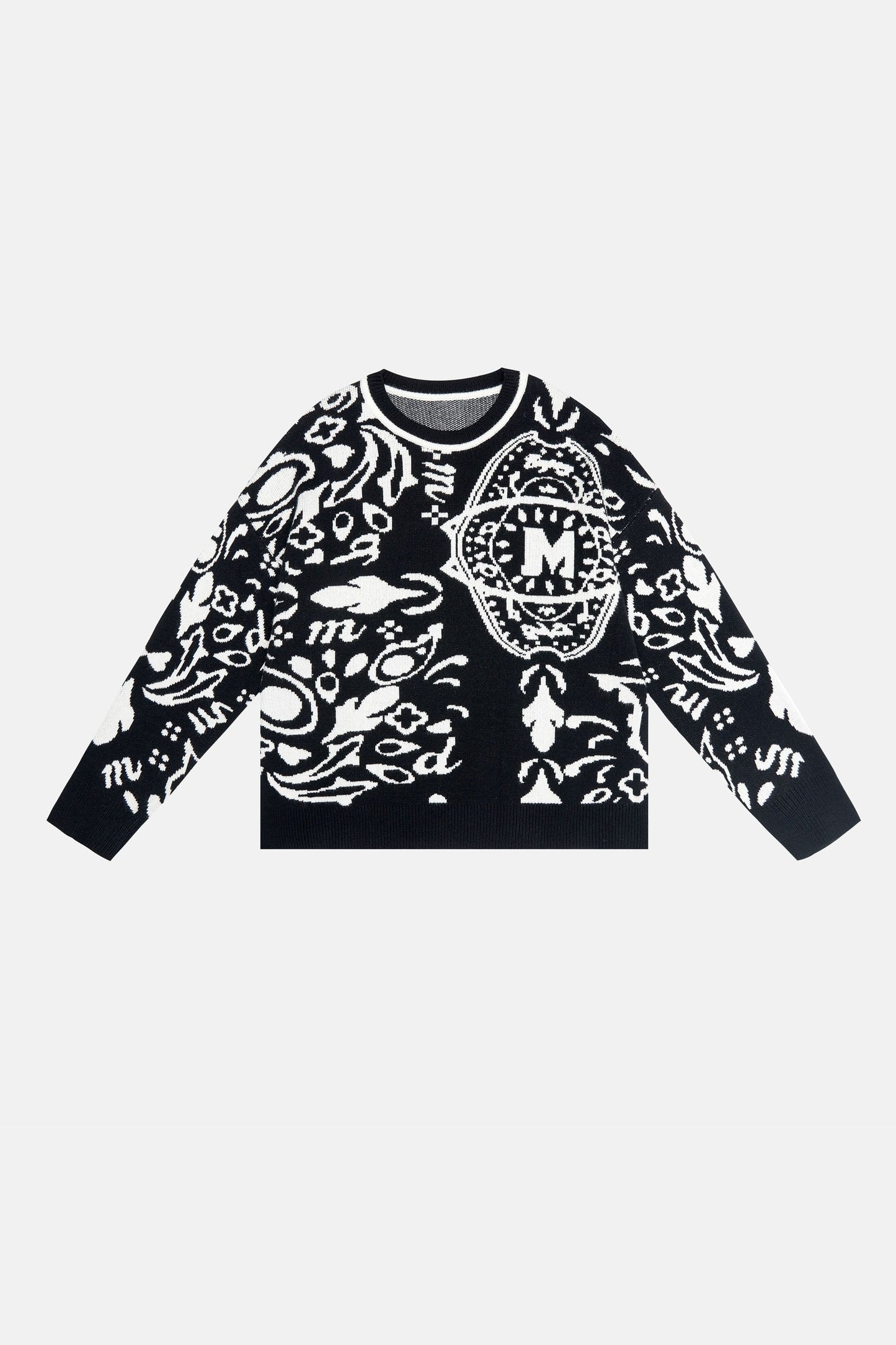 MEDM 캐슈 플라워 스웨터