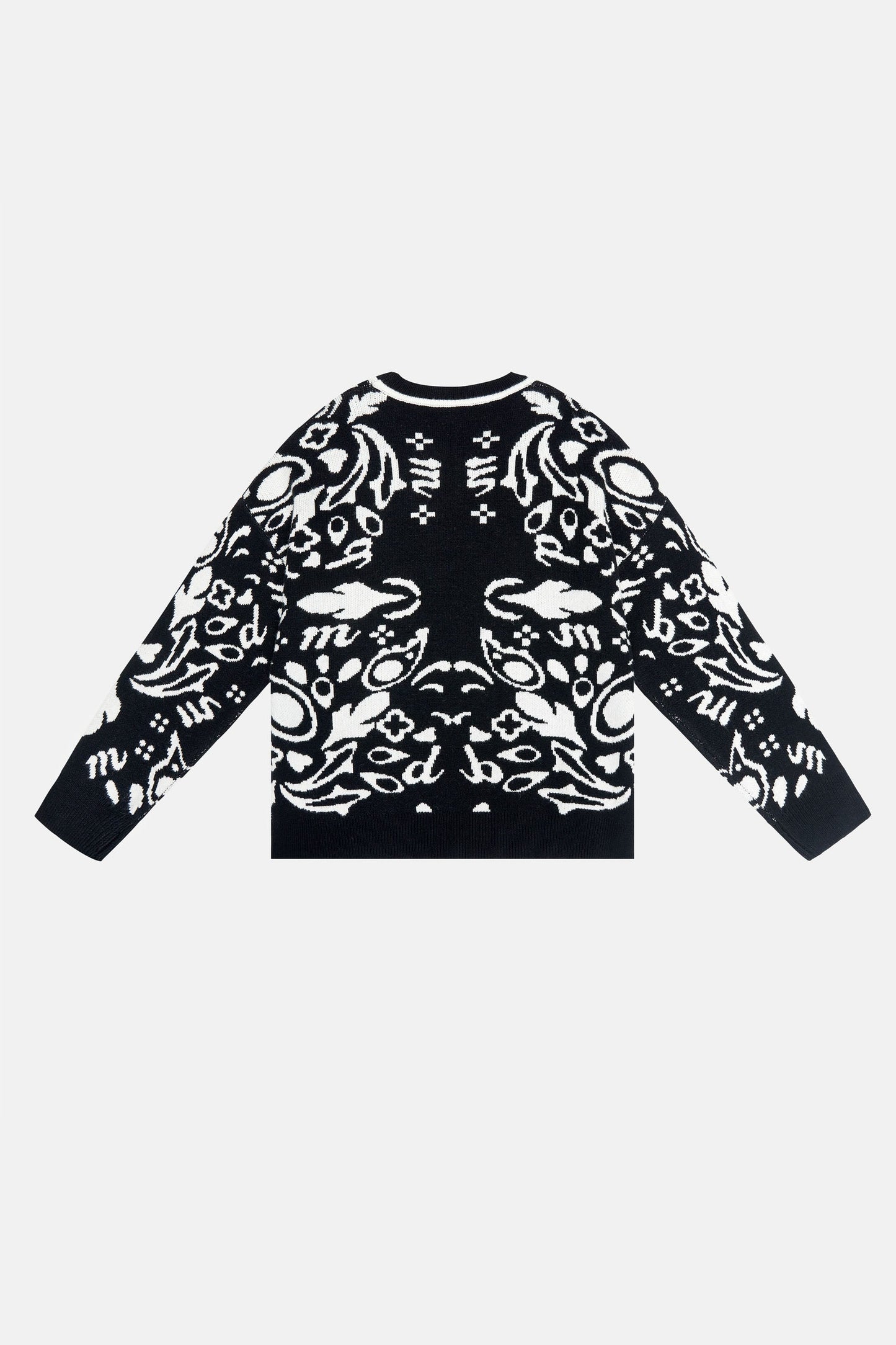 MEDM 캐슈 플라워 스웨터