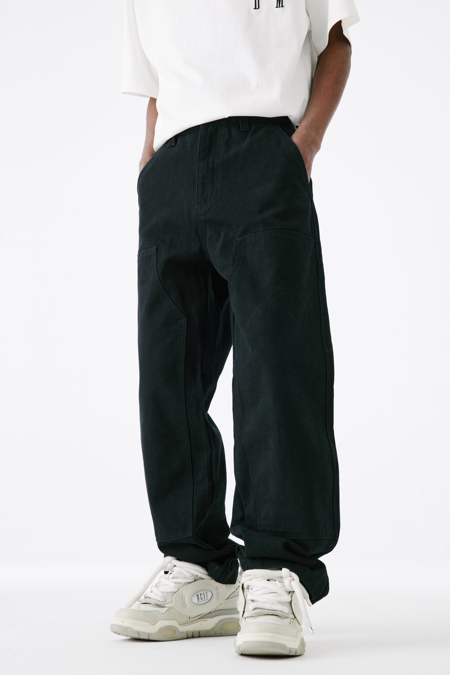 MEDM 루즈 스트레이트 레그 팬츠