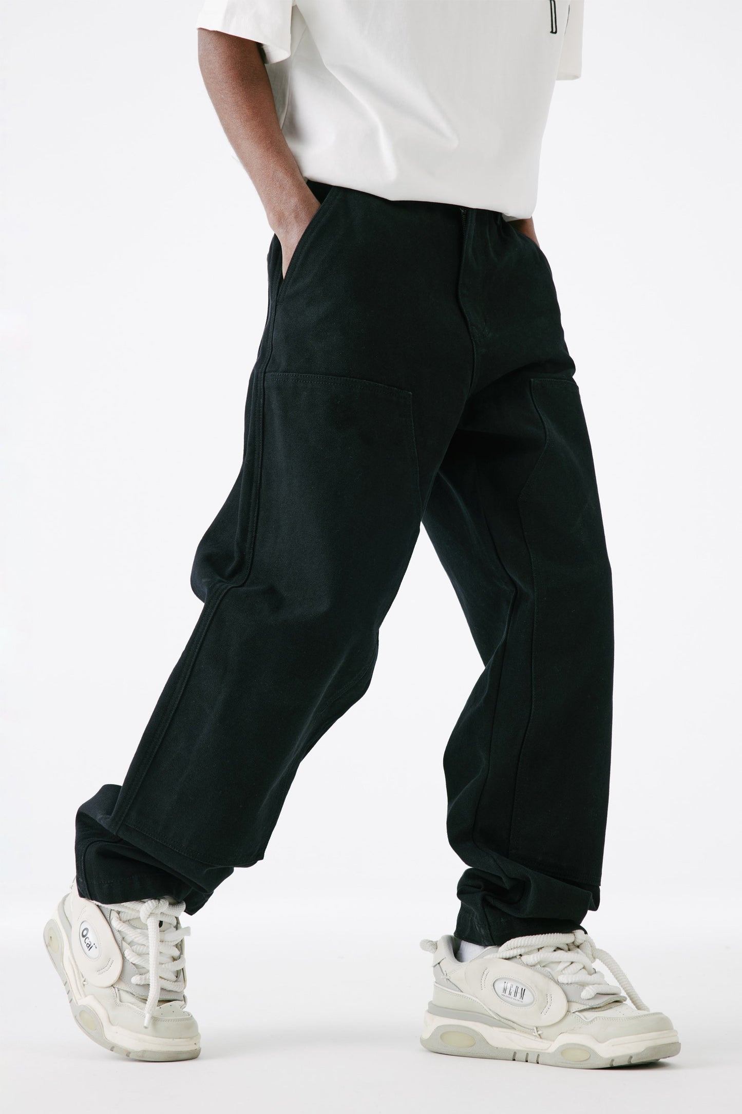 MEDM 루즈 스트레이트 레그 팬츠