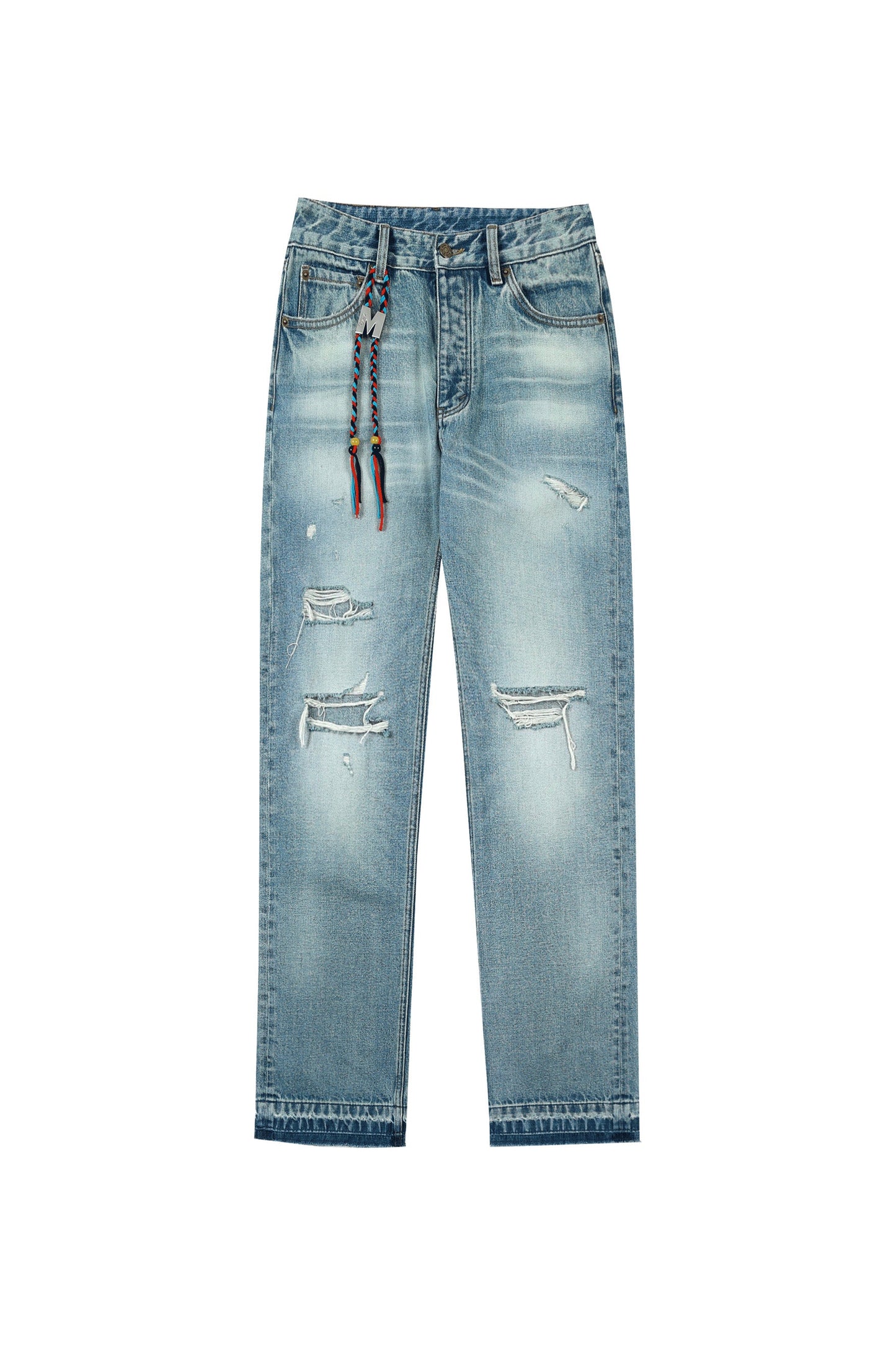 MEDM 워시드 디스트레스드 진