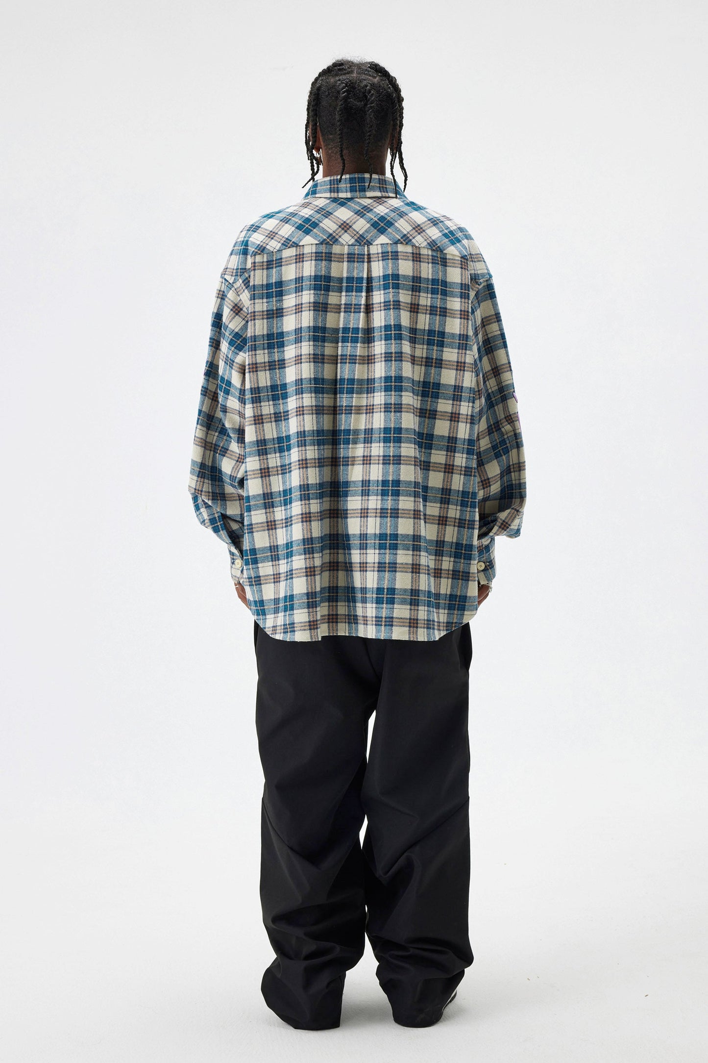 MEDM 플레이드 셔츠