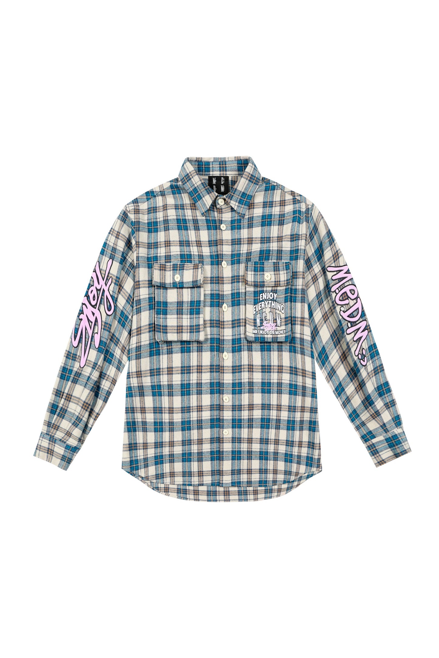 MEDM 플레이드 셔츠