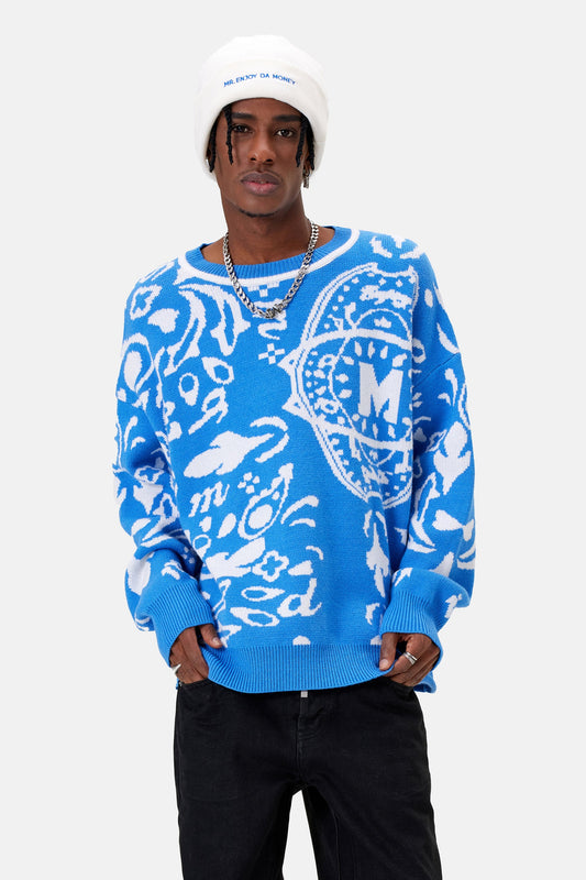 MEDM 캐슈 플라워 스웨터