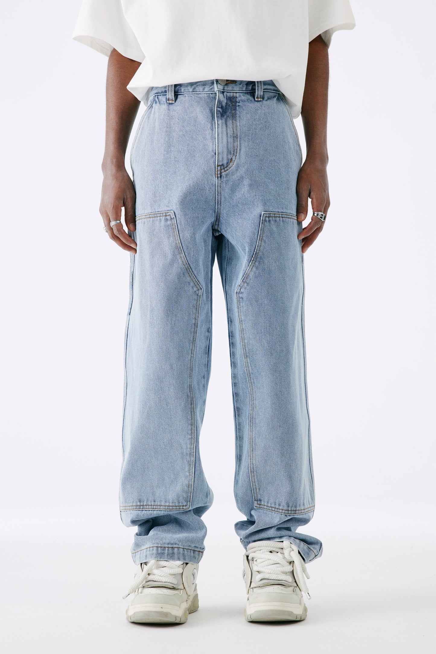 MEDM 루즈 스트레이트 레그 팬츠