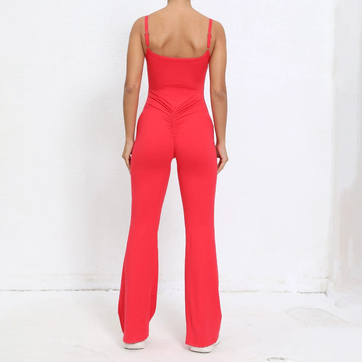 Essential Strappy Flared Jumpsuit