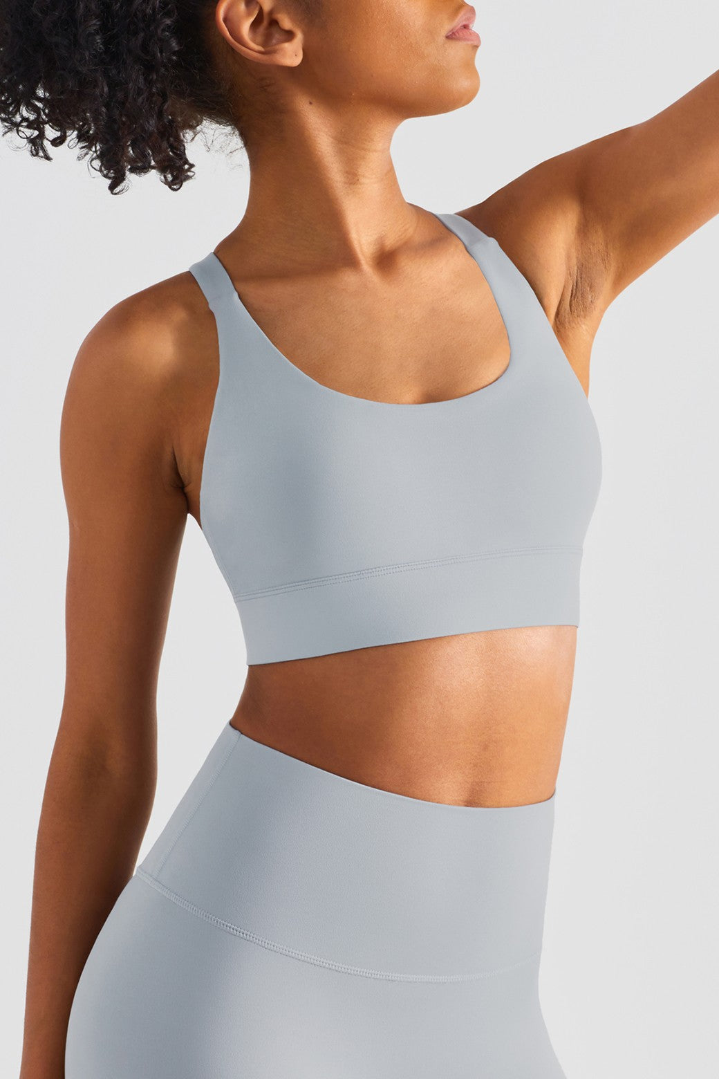 Racerback Adjustable Buckles Sports Bra