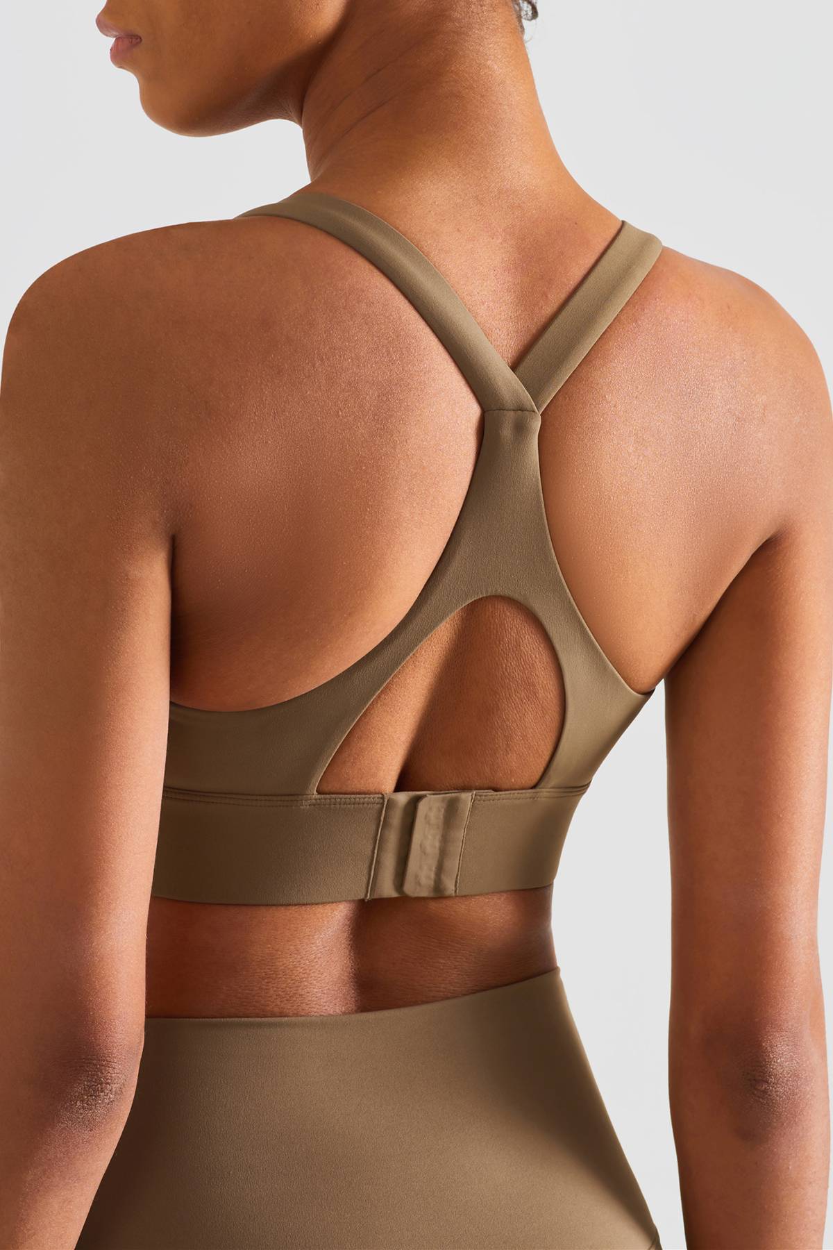 Racerback Adjustable Buckles Sports Bra