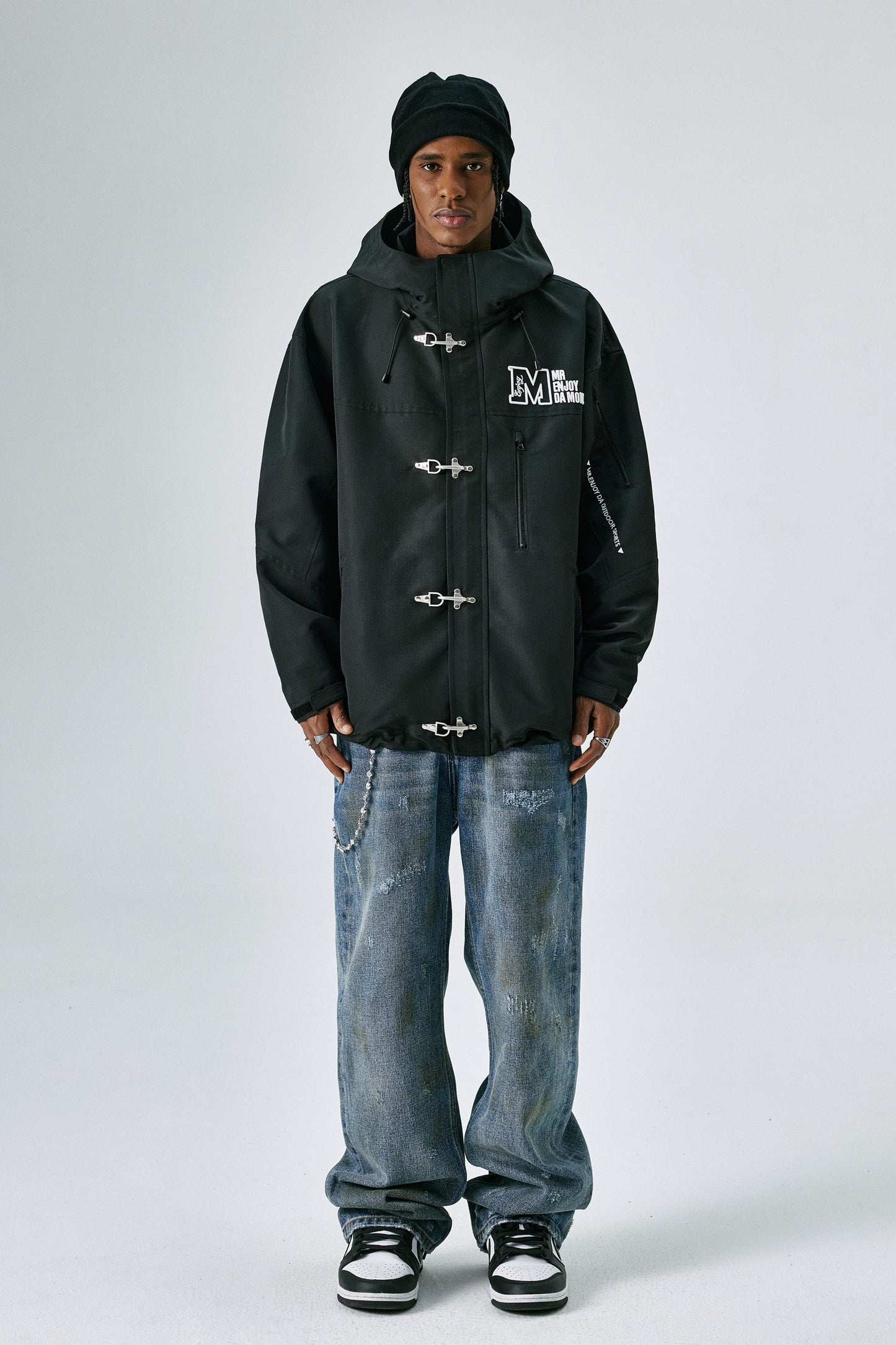 MEDM 후드 버클 재킷