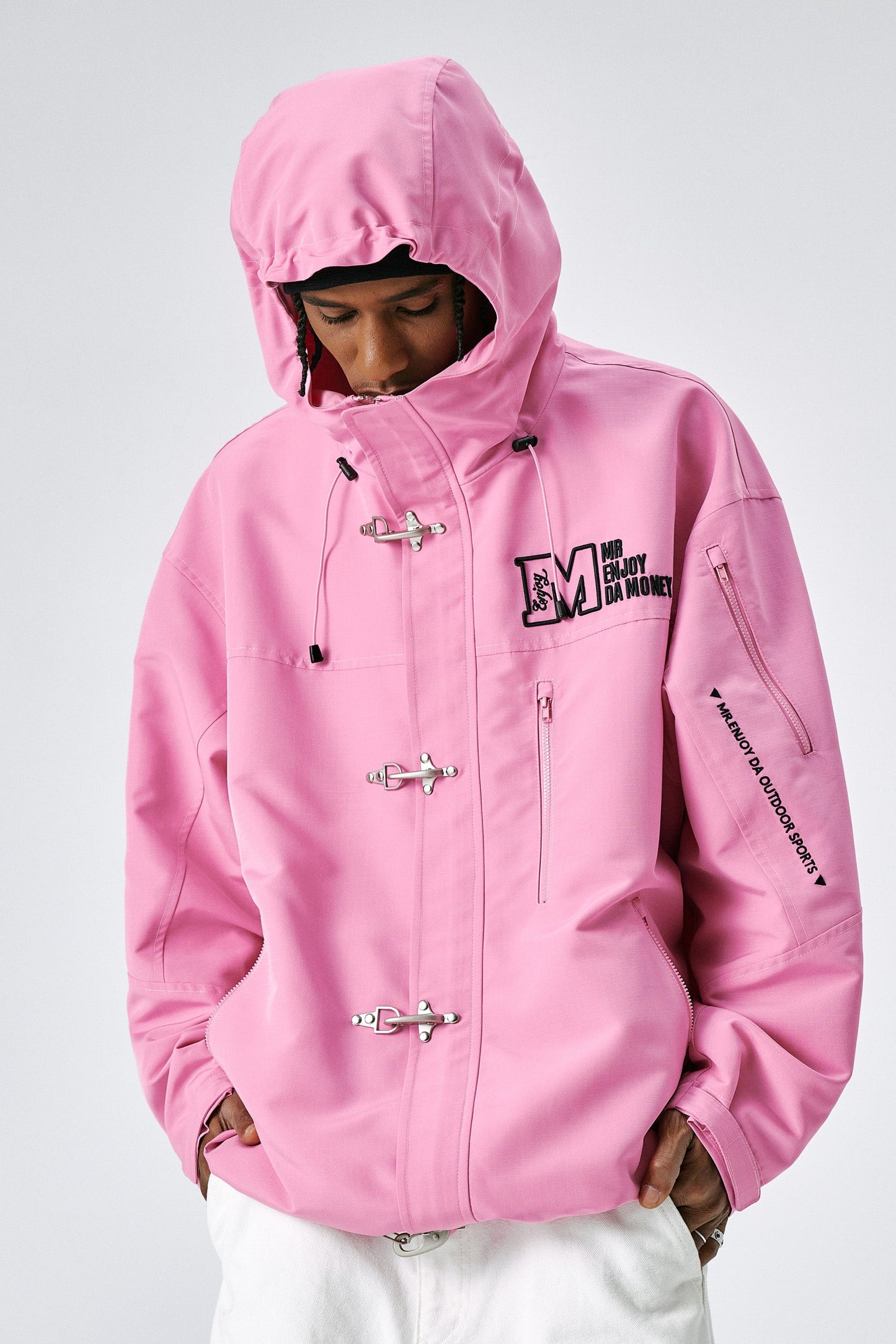 MEDM 후드 버클 재킷