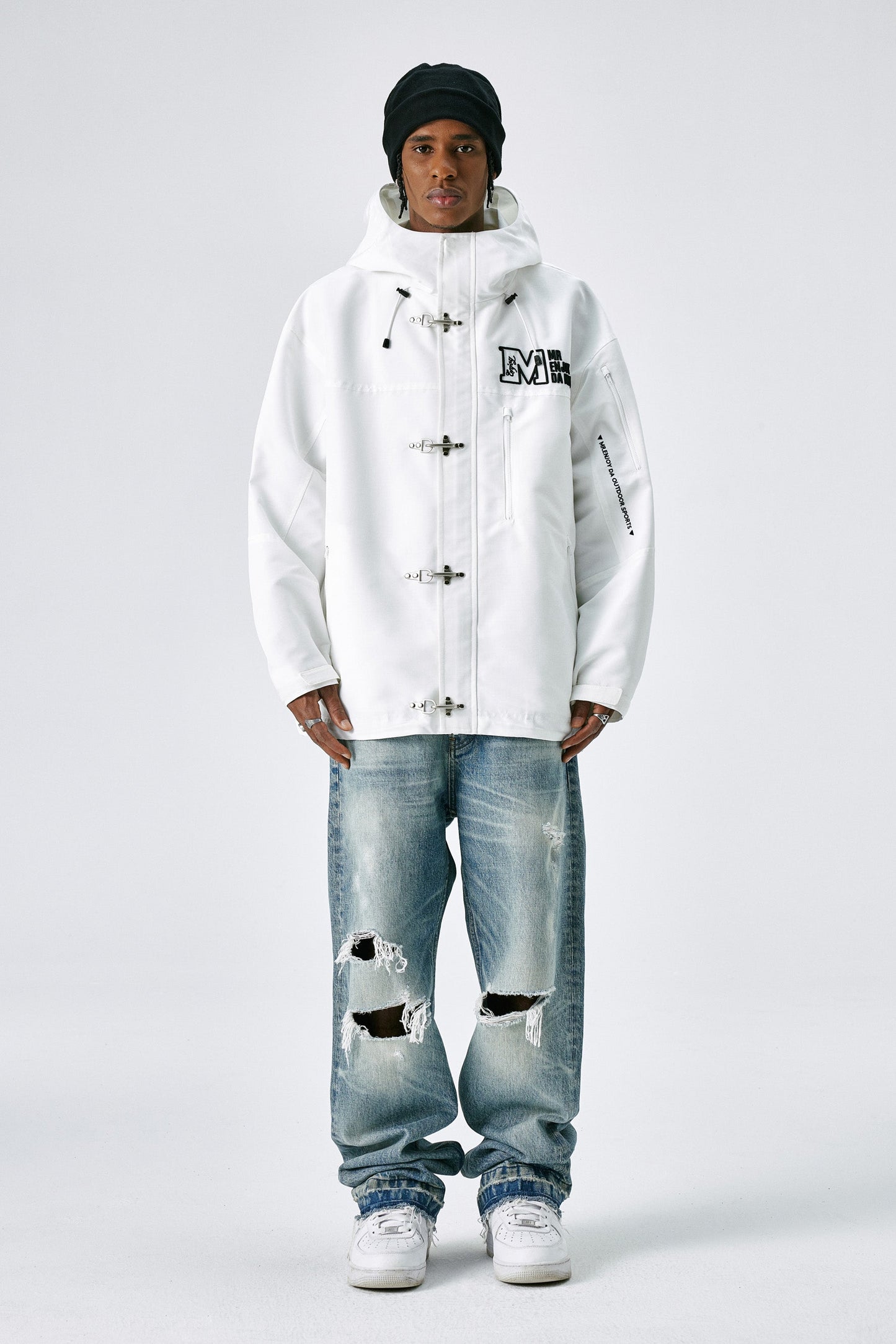 MEDM 후드 버클 재킷