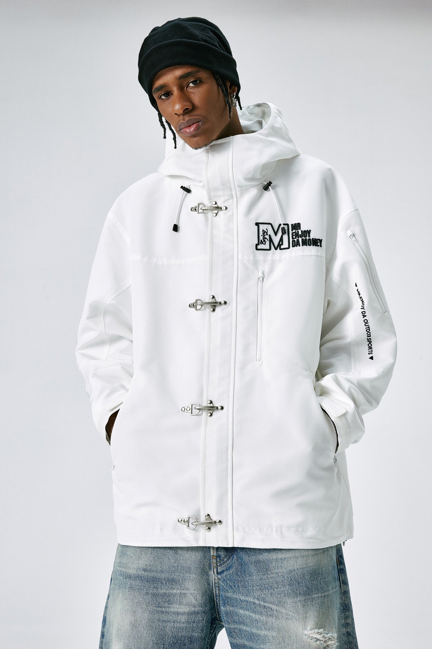 MEDM 후드 버클 재킷