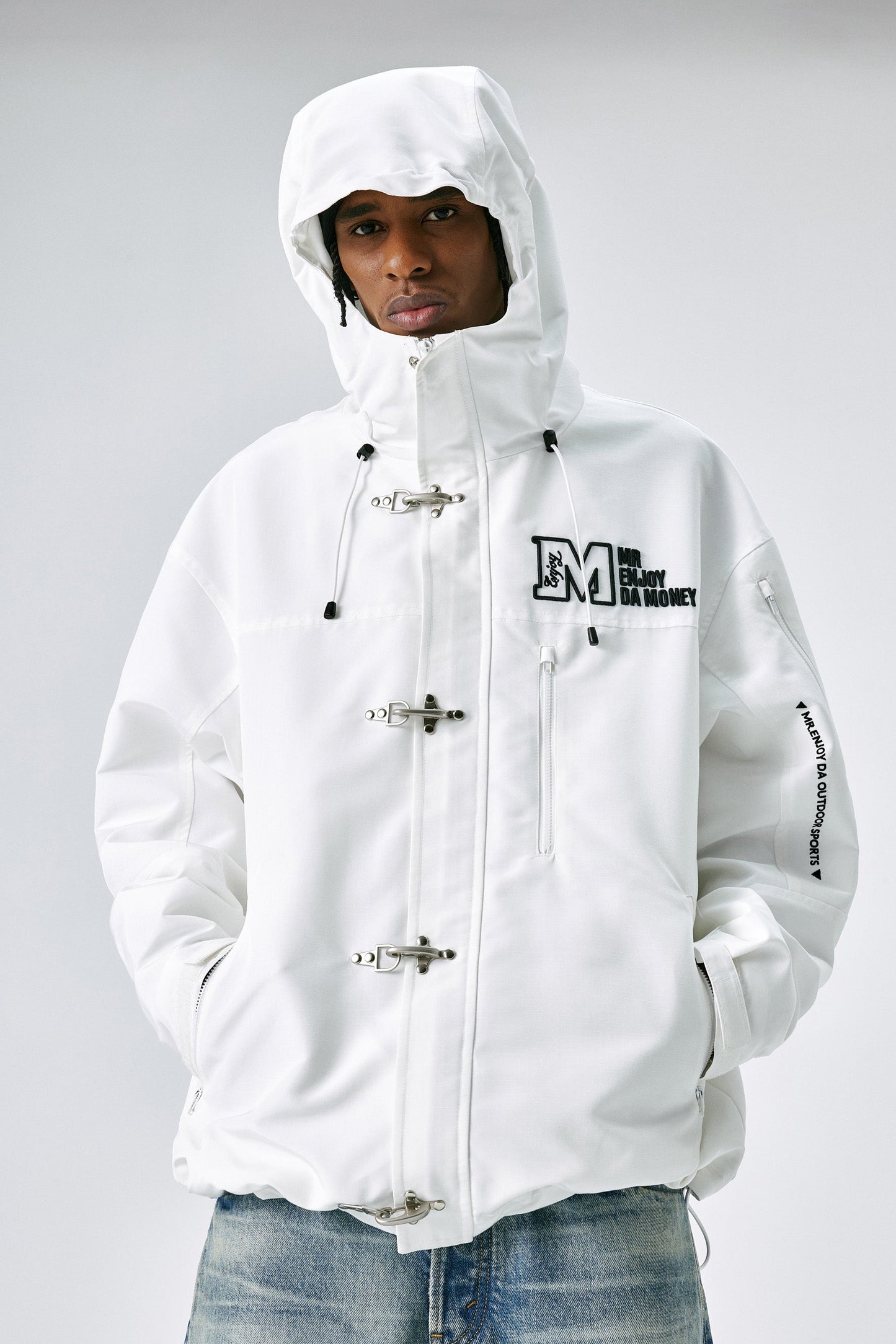 MEDM 후드 버클 재킷