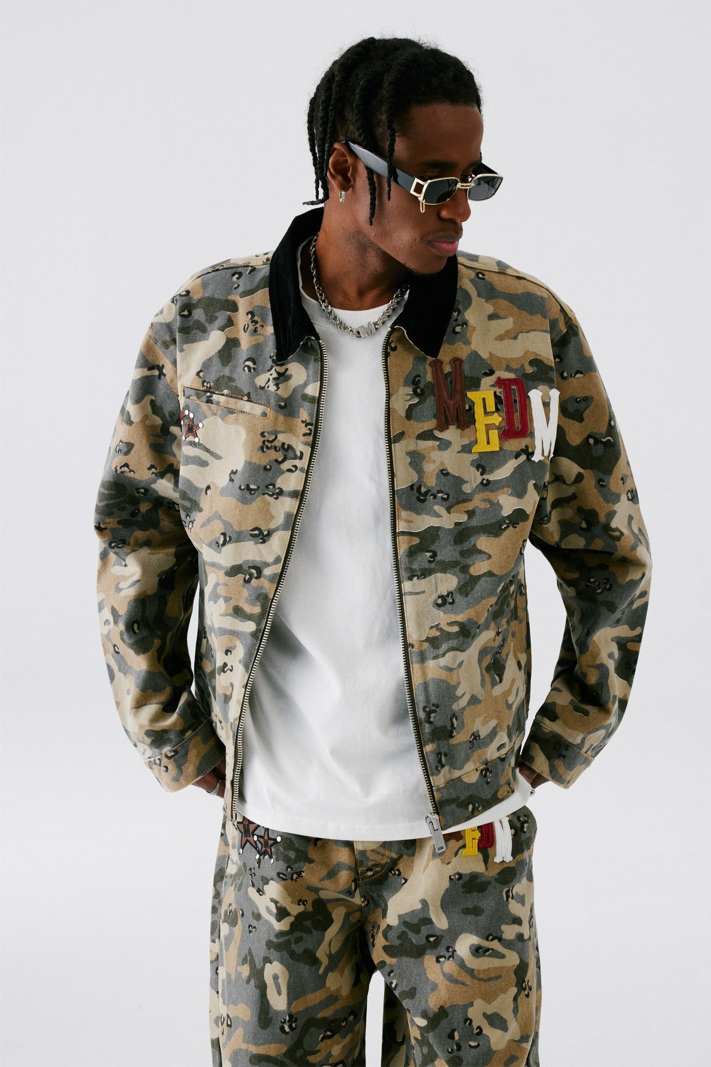 MEDM 카모 재킷