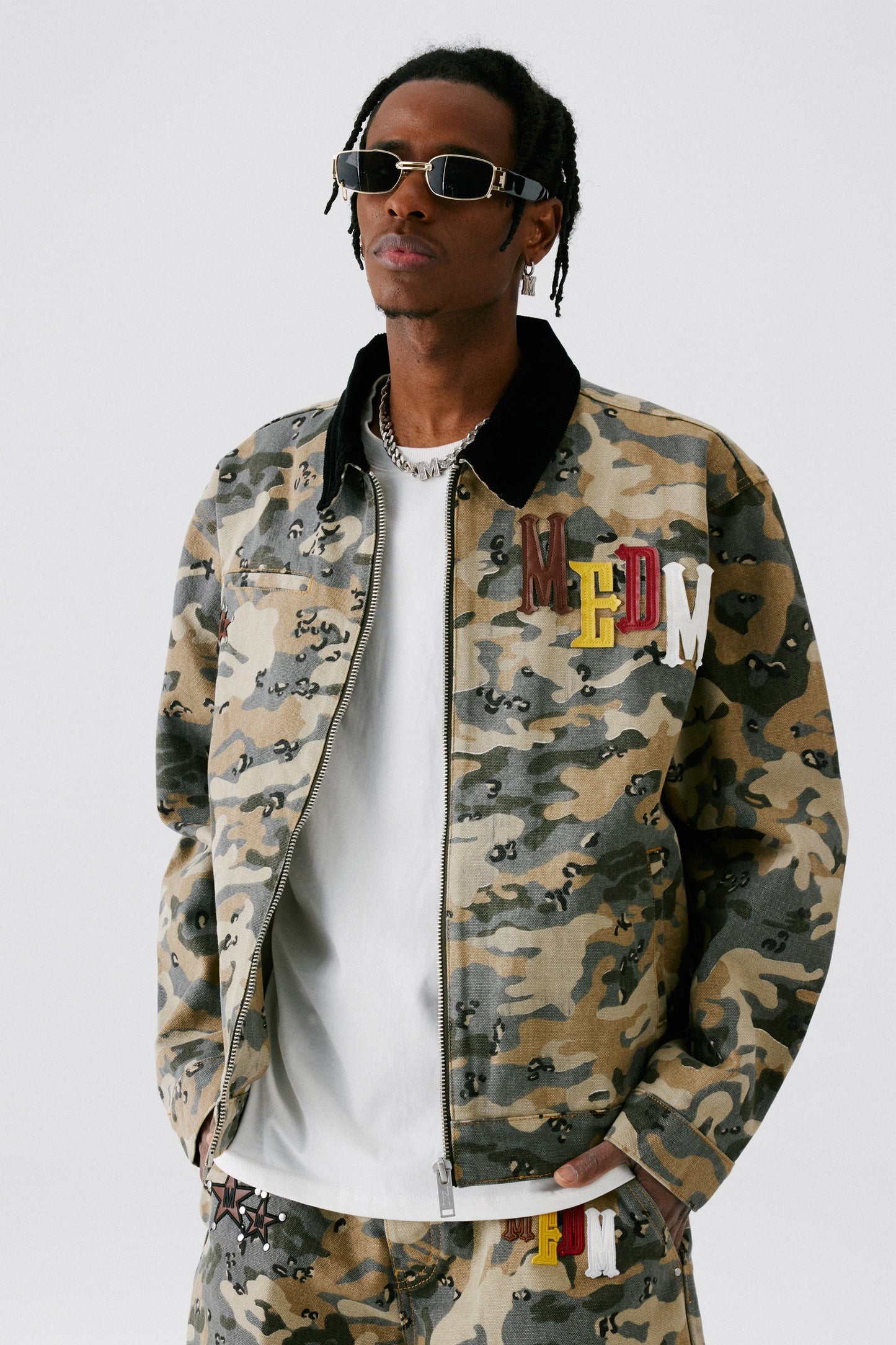 MEDM 카모 재킷