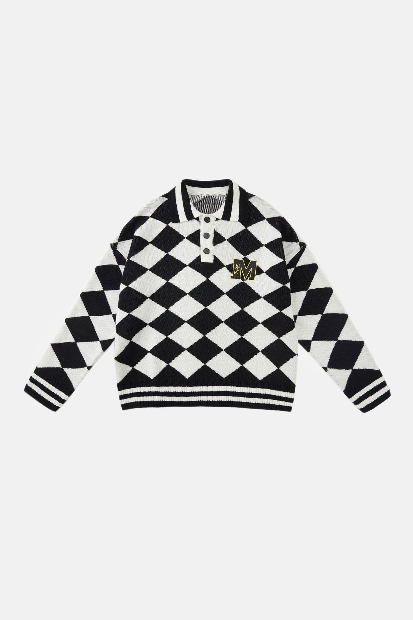 MEDM 다이아몬드 폴로 셔츠