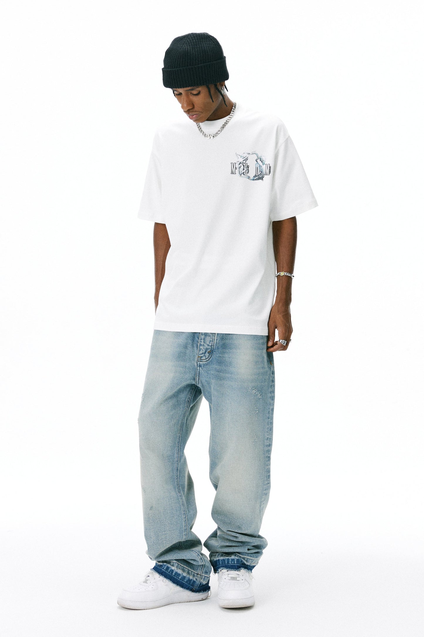 MEDM 서클 그래픽 티셔츠