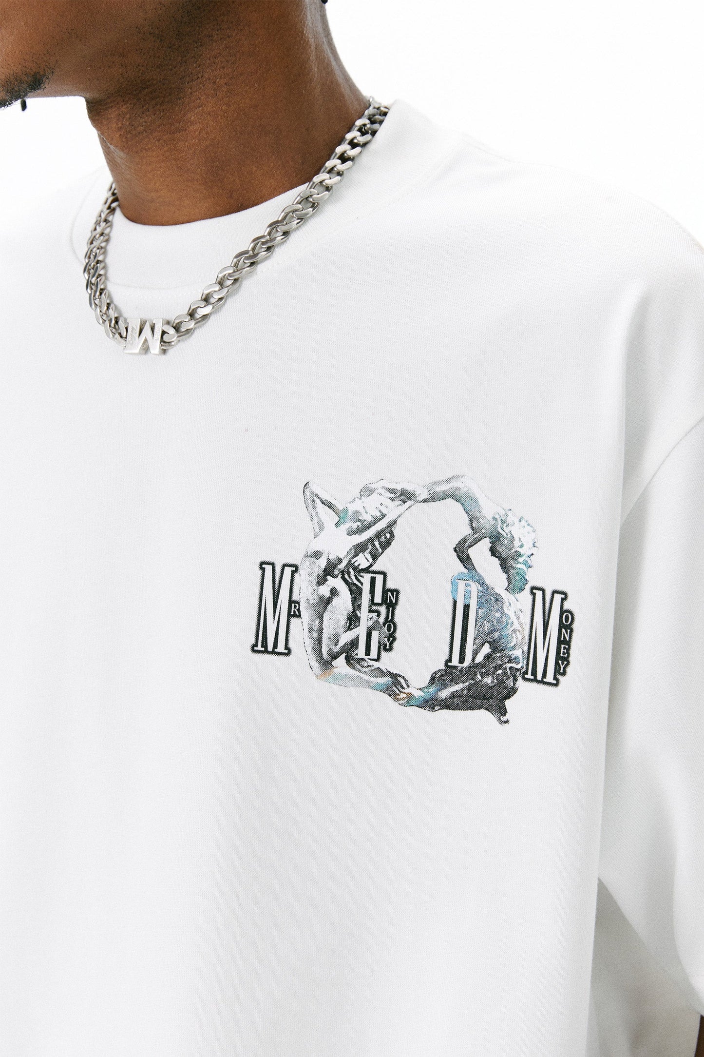 MEDM 서클 그래픽 티셔츠