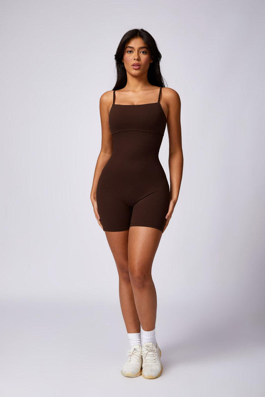 Claire Romper - Brown