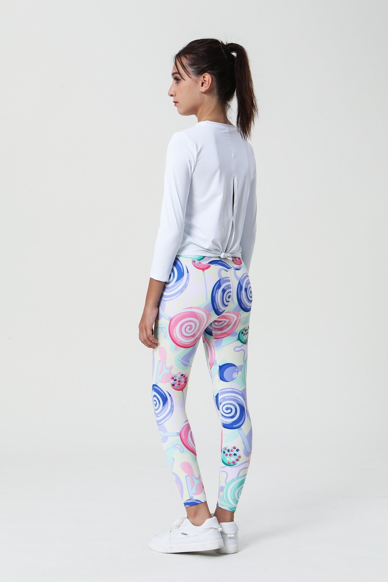 Colorful Patterns Little Yogi Leggings