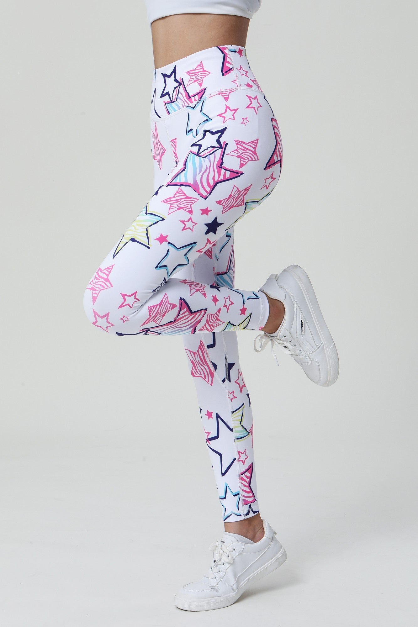Colorful Patterns Little Yogi Leggings