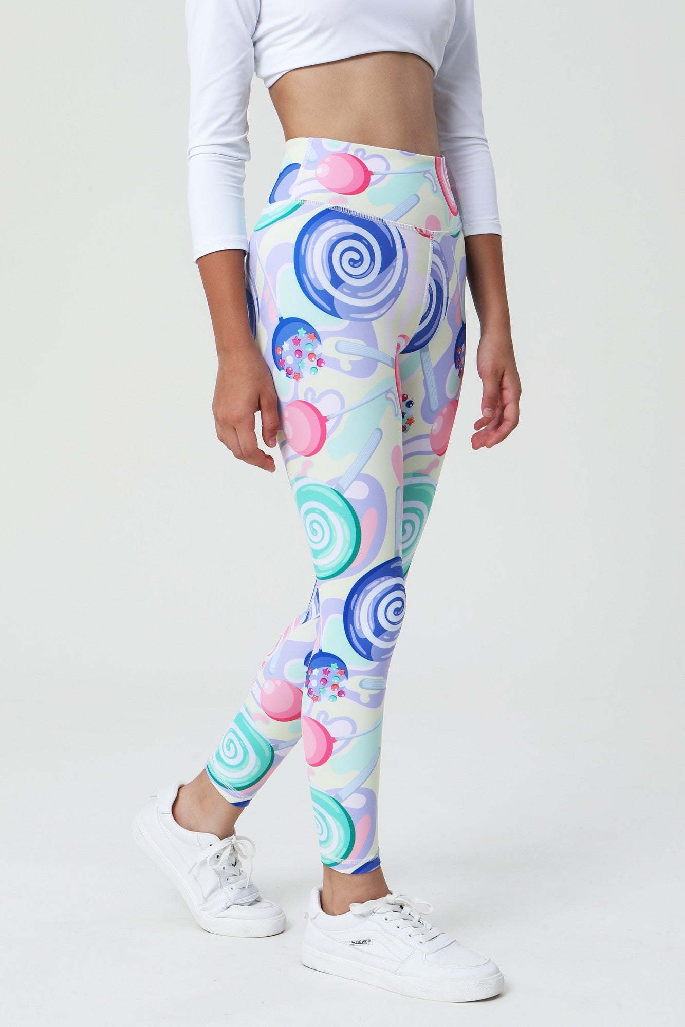 Colorful Patterns Little Yogi Leggings