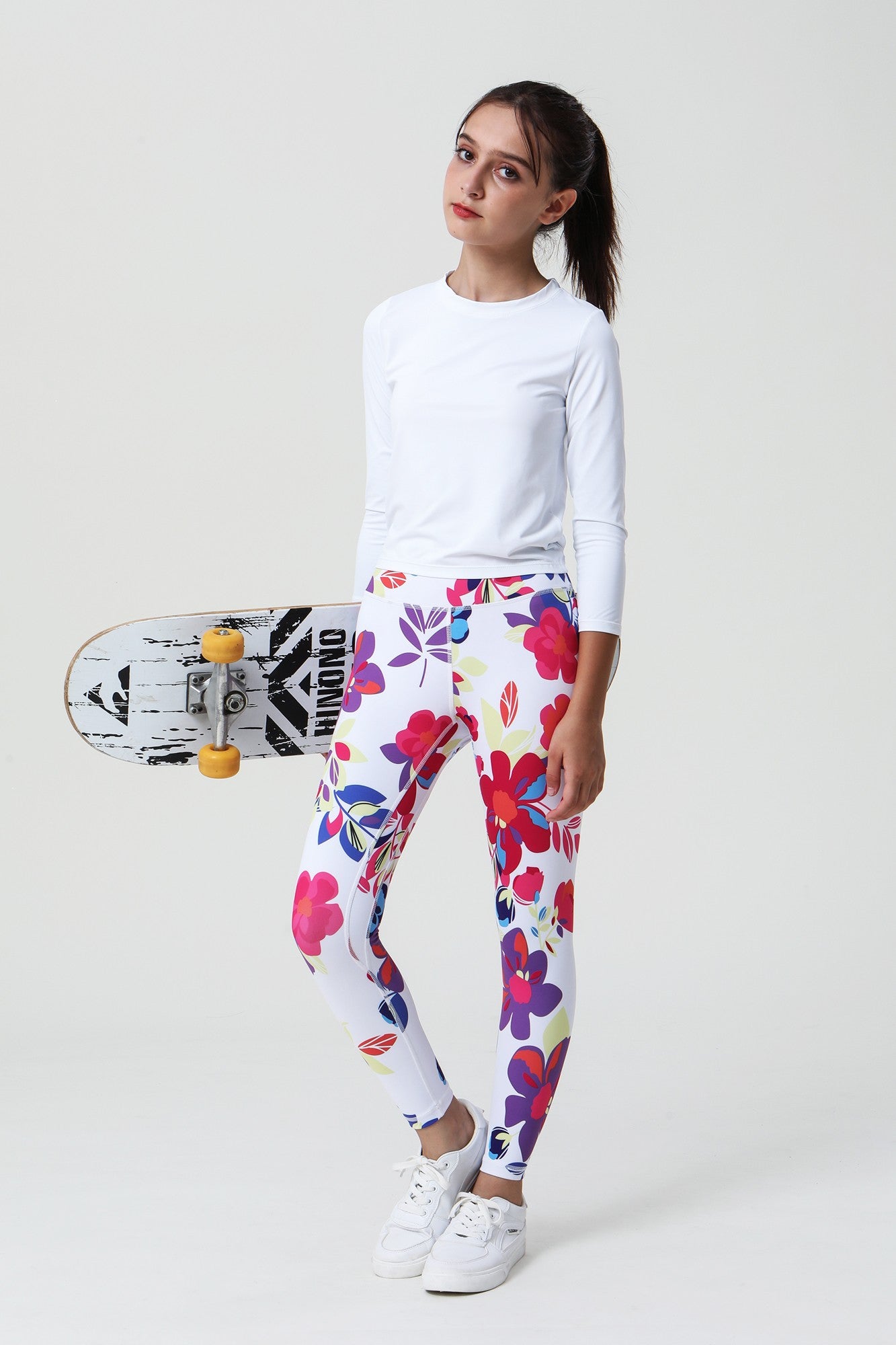 Colorful Patterns Little Yogi Leggings